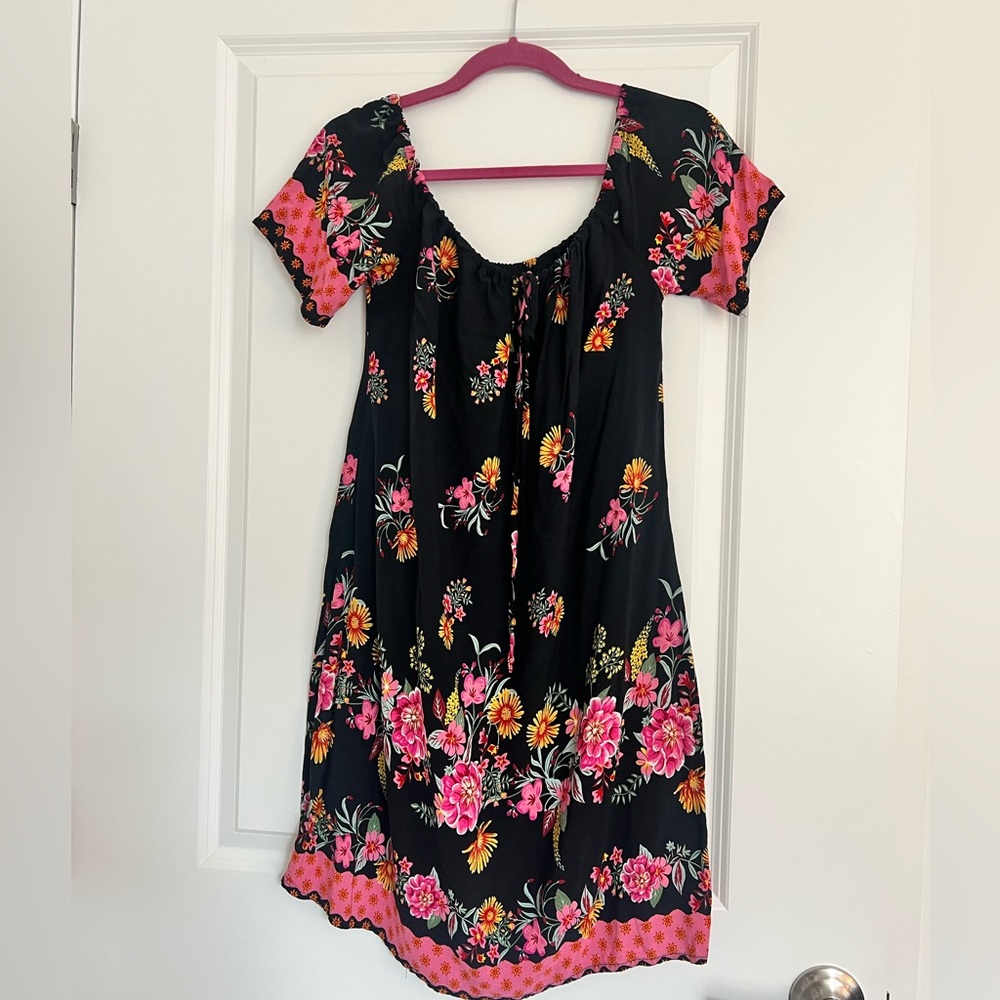 Shein Curve Floral Midi Dress Size 1XL